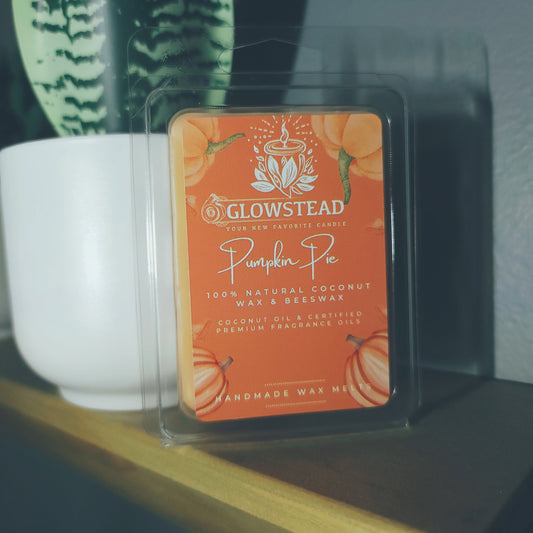 Pumpkin Pie Scented Wax melt | Hand-Poured Coconut & Beeswax