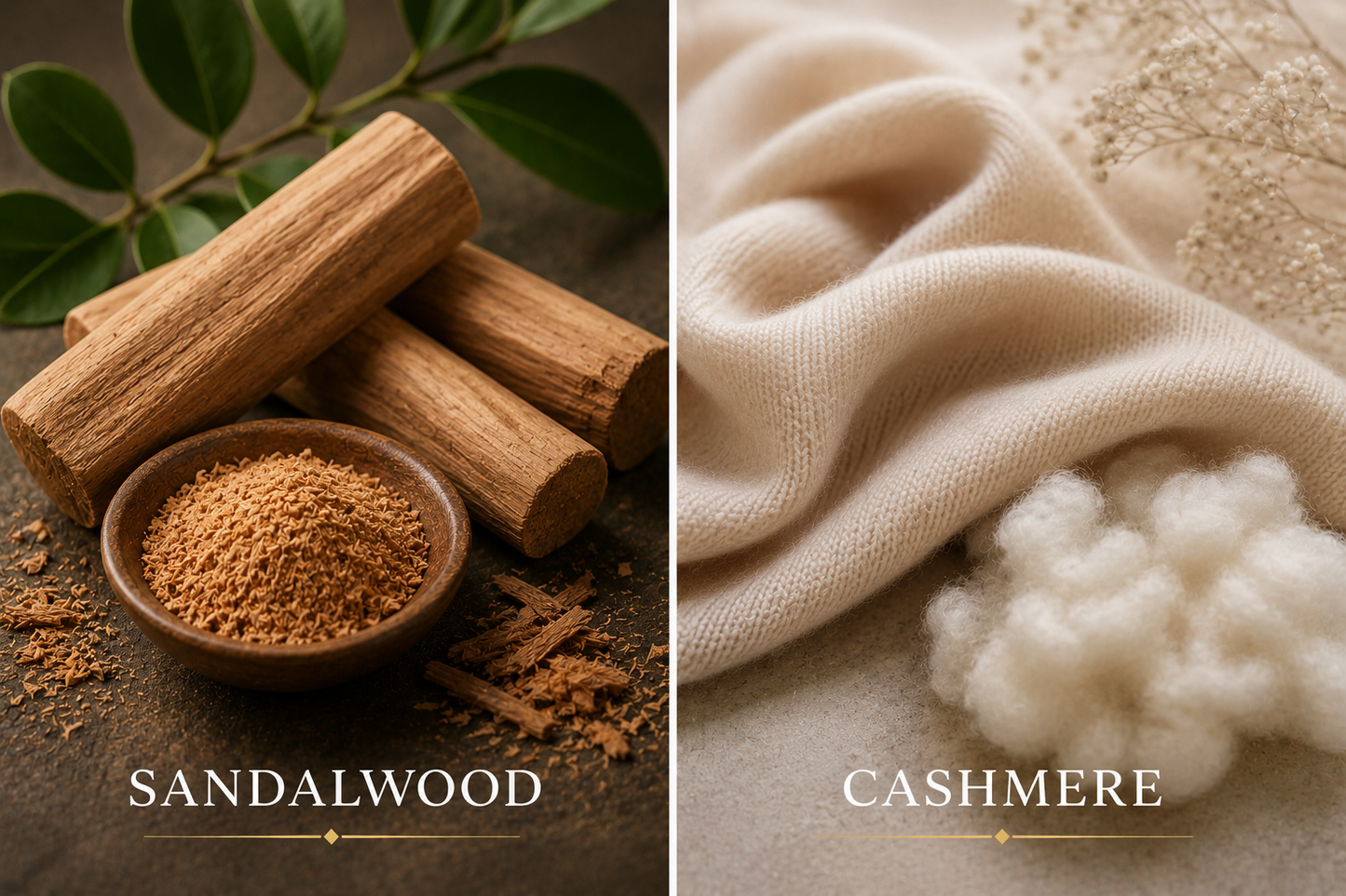 Sandalwood & Cashmere Scented Candle- 4oz Single Wick | Hand-Poured Coconut & Beeswax