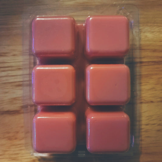 Bundle of 3 Pink Melon Scented Wax Melts | Hand-Poured Coconut & Beeswax