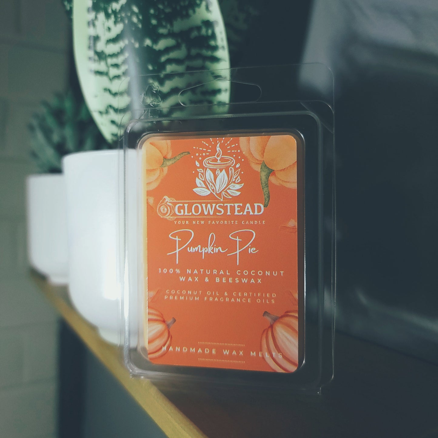 Pumpkin Pie Scented Wax melt | Hand-Poured Coconut & Beeswax