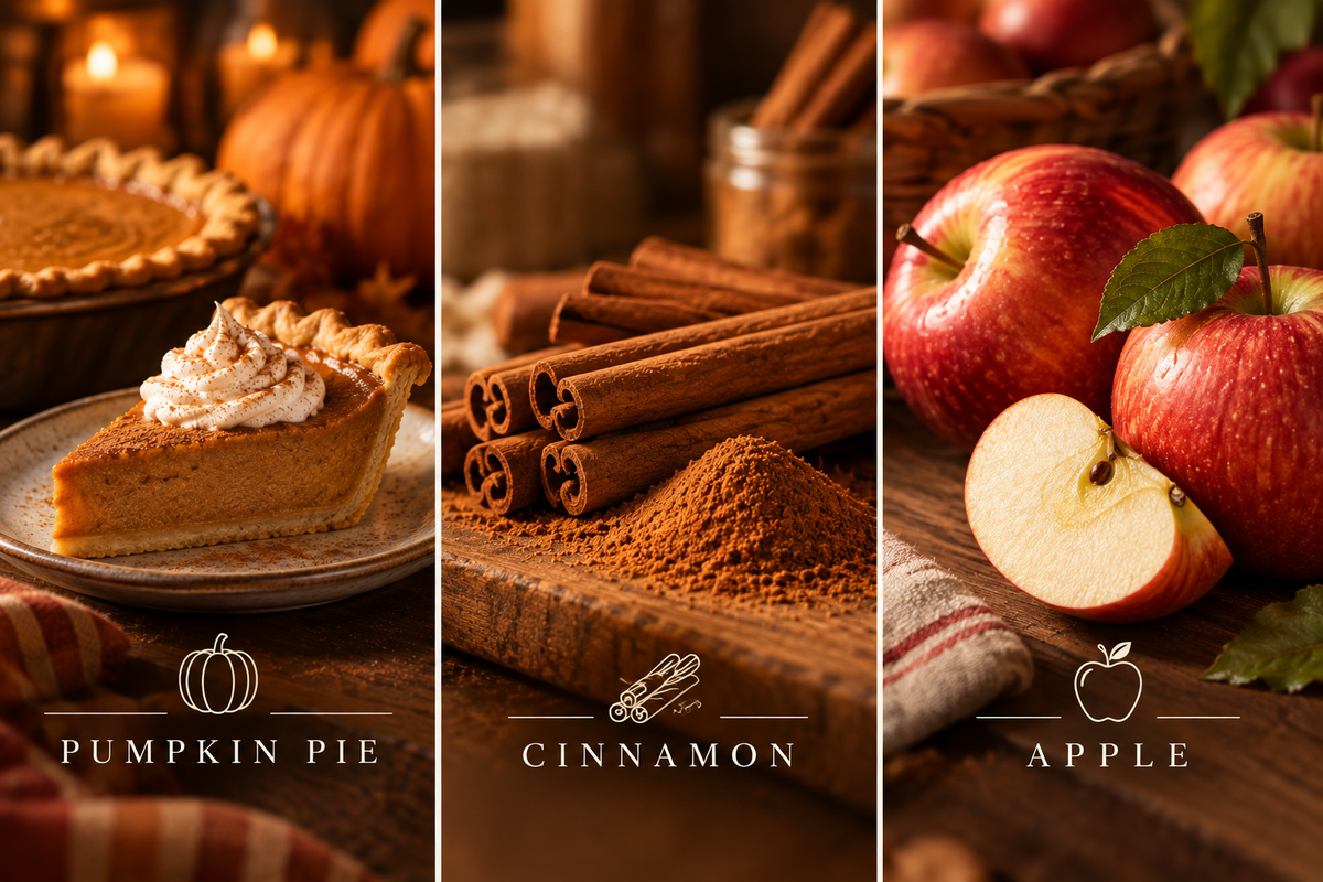 Pumpkin Spice & Apple Cider Scented Candle- 4oz Single Wick | Hand-Poured Coconut & Beeswax